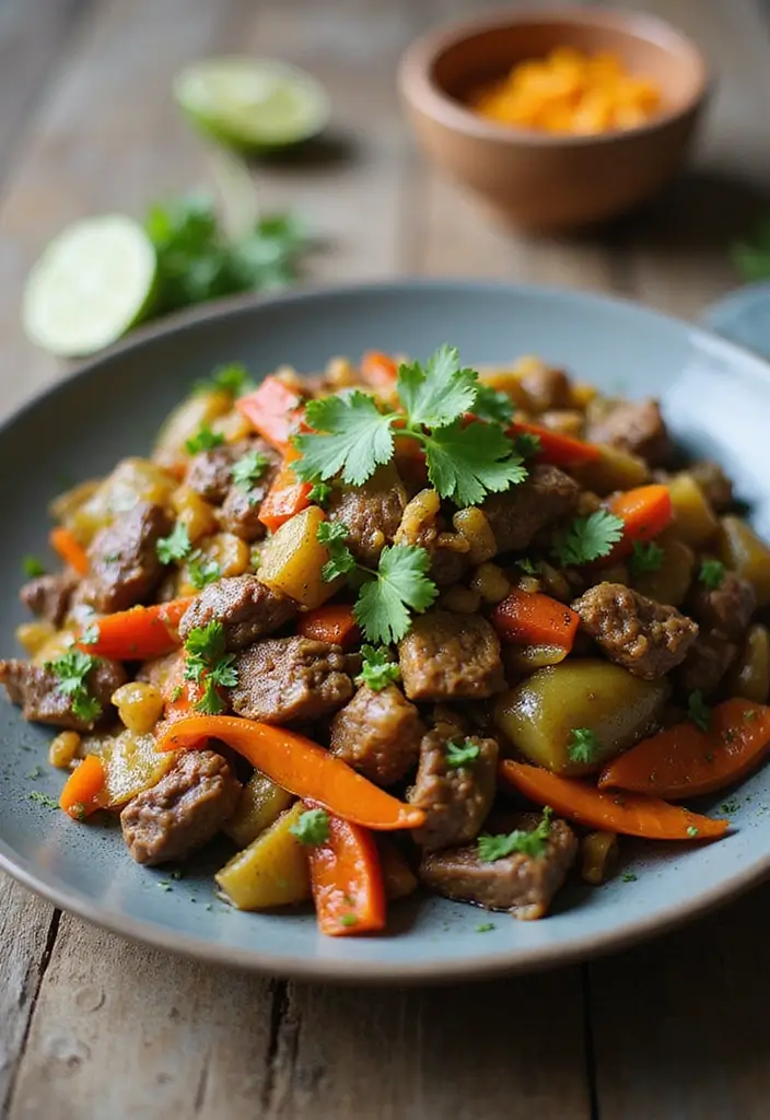 30 Whole30 Mexican Recipes That Are Clean and Delicious 169 30 Whole30 Mexican Recipes That Are Clean and Delicious - 29. Whole30 Beef and Vegetable Stir-Fry